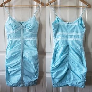 Calvin Klein dress in Tiffany blue